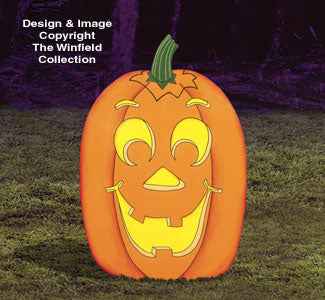 Huge Yard Pumpkin Woodcraft Pattern