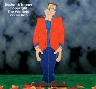 Huge Yard Frankenstein Woodcraft Pattern