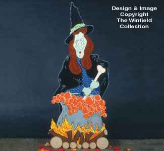 Huge Yard Witch Woodcraft Pattern