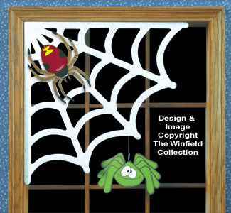 Corner Cobweb Woodcraft Pattern(F)