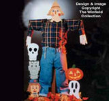 Scarecrow Heads Woodcraft Pattern