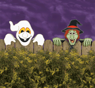 Halloween Fence Peekers Pattern