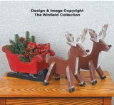 Holiday Sleigh & Reindeer Patterns