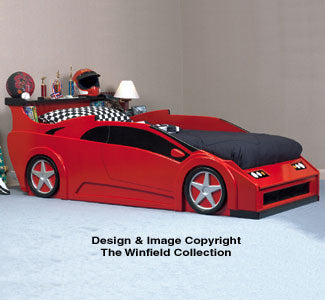 Sports Car Bed Woodworking Plan - The Winfield Collection