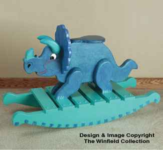 Triceratops Rocker Holzbearbeitungsplan