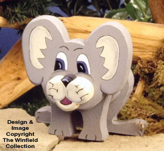 Layered Mouse Woodcraft Pattern