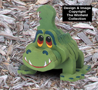 Layered Gator Woodcraft Pattern