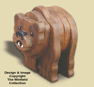 Layered Grizzly Woodcraft Pattern