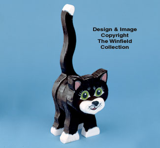 Layered Cat Woodcraft Pattern