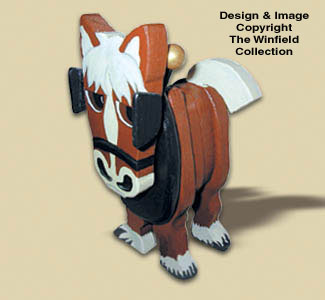 Layered Clydesdale Woodcraft Pattern