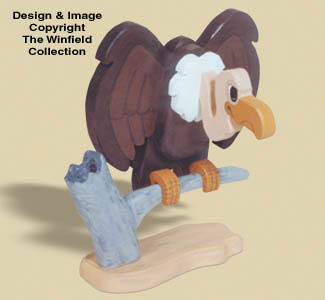 Layered Vulture Woodcraft Pattern