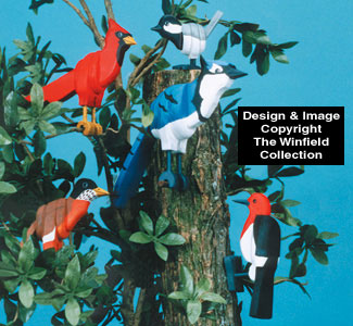Layered Birds Pattern Set #2