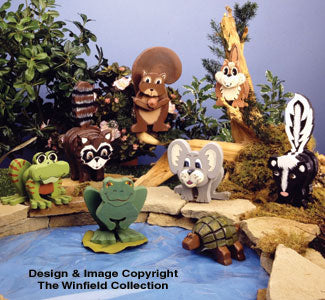 Backyard Critters Layered Animal Pattern Set [LA3, 10, 17, 23, 26, 35, 37, 74, 76] - The Winfield Collection