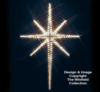 Holy Star Nite-Lite Wood Pattern