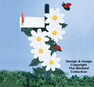 Mailbox Post Cover #1 Woodcraft Pattern