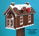 Gingerbread House Mailbox Woodcraft Pattern