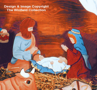 Mary, Joseph & Baby Woodcraft Patterns