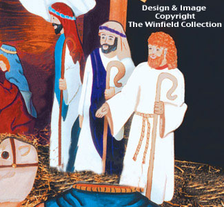 Three Shepherds Woodcraft Pattern - The Winfield Collection