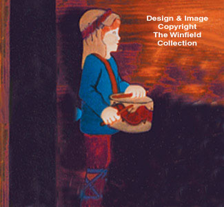 Drummer Boy Woodcraft Pattern - The Winfield Collection