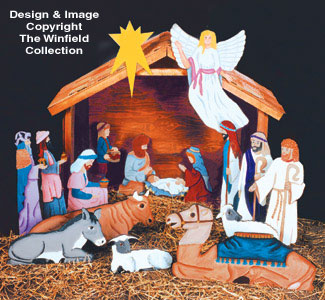 Nativity Scene Patterns 1/3 Life-Size - The Winfield Collection