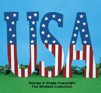 Large USA Display Pattern