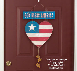 Patriotic Door Decor Pattern(F) - The Winfield Collection