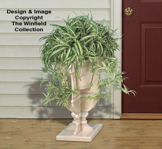 Urn Planter Wood Pattern(F) - The Winfield Collection
