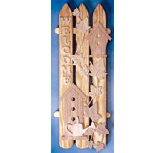Birdhouse Welcome Plaque Pattern - The Winfield Collection