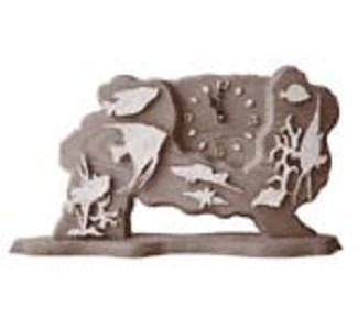 Desktop Aquarium Clock Plaque Project Pattern - The Winfield Collection