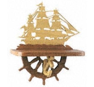 Sailing Ship Shelf Scroll Saw Pattern - The Winfield Collection