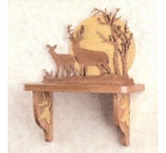 Deer Shelf Scroll Saw Pattern - The Winfield Collection
