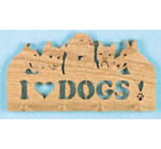 I Love Dogs Peg Rack #2 Project Pattern - The Winfield Collection