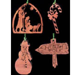 Cedar Ornaments Scroll Saw Pattern