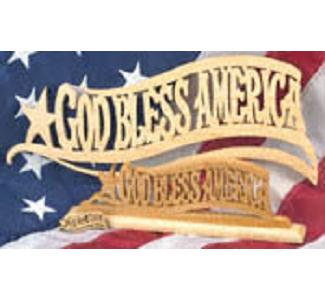 God Bless America Trio Scroll Saw Pattern - The Winfield Collection