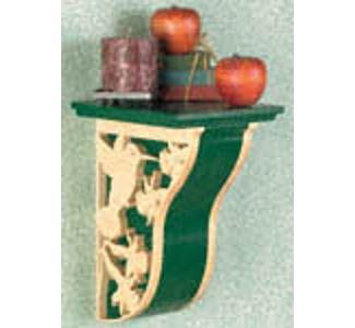 Victorian Hummingbird Shelf  Scroll Saw Pattern - The Winfield Collection