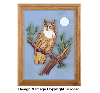 Great Horned Owl Scroll Saw Pattern - The Winfield Collection