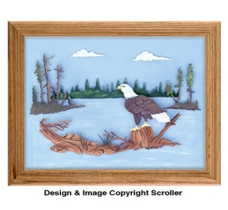Silent Eagle Scroll Saw Pattern - The Winfield Collection