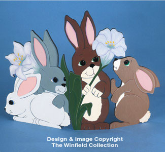 Rabbit Fireplace Screen Pattern
