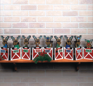 Reindeer Window Screen Pattern(F) - The Winfield Collection
