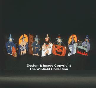 Halloween Window Screen Collection Pattern
