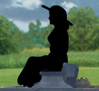 Sitting Woman Shadow Woodcrafting Pattern