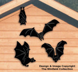 Vampire Bat Shadow Woodcraft Pattern