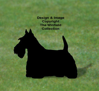 Scottish Terrier Shadow Woodcraft Pattern