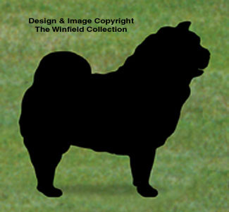 Chow Chow Shadow Woodcrafting Pattern