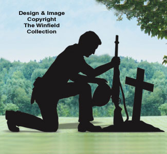 Soldiers Prayer Shadow Woodcraft Pattern