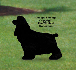 Cocker Spaniel Shadow Woodcraft Pattern