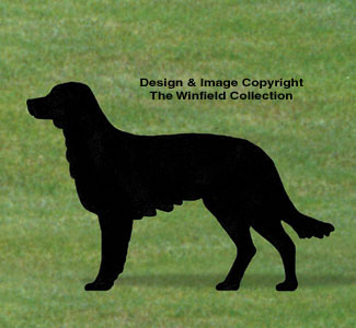 Irish Setter Schatten Holzhandwerksmuster