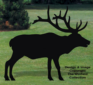 Elk Shadow Woodcrafting Pattern