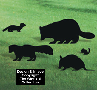 Small Animals #2 Shadow Wood Patterns