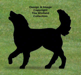 Playful Golden Retriever Shadow Pattern - The Winfield Collection